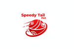 Speedy Tail Pet Logo - Transparent Background